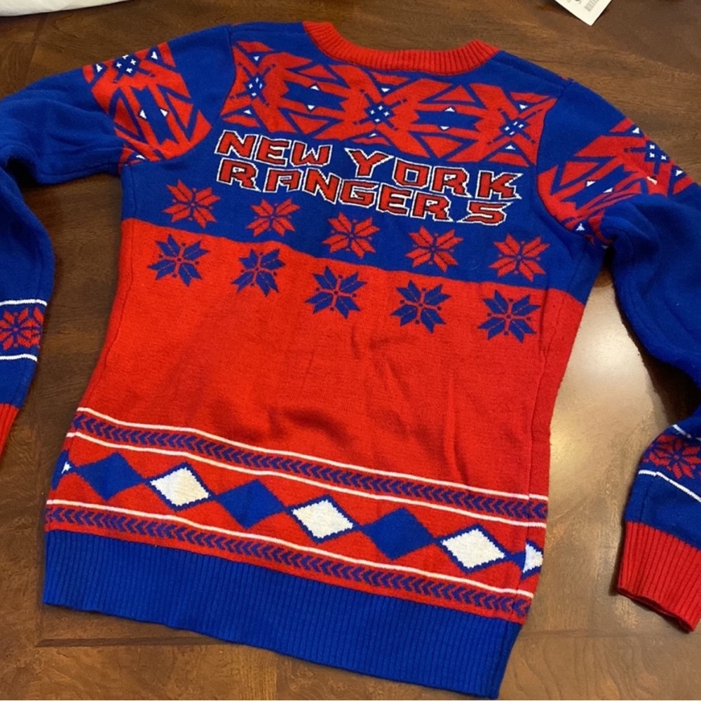Official New York Ranger Ugly Christmas Sweater